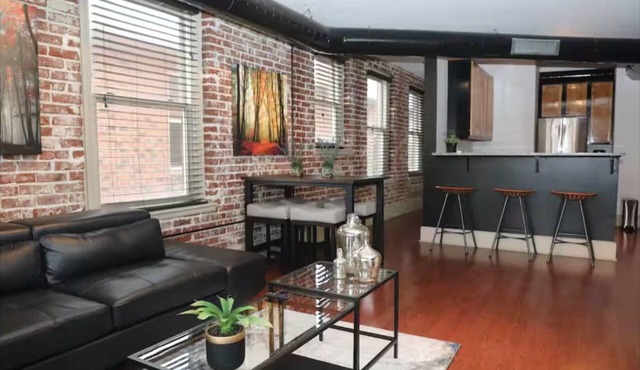 Retro-contemporary 2 bdr apt. in Downtown Memphis