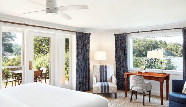 Room w/King Bed, Patio + Free Parking, Seasonal Pool, Courtyard & Marina