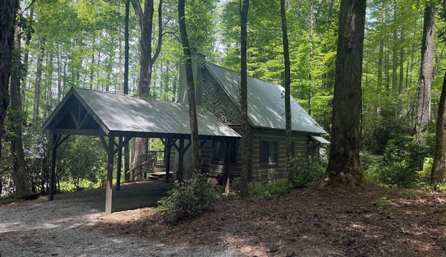 Rustic Log Cabin- In Town Cashiers- Pet-Friendly!
