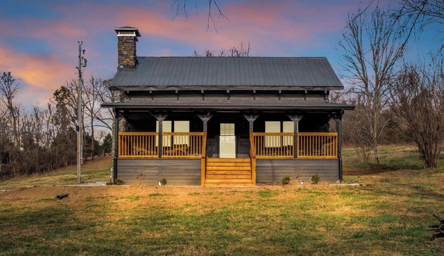 Rustic-Modern Cabin near Nashville Hot Tub+Fire Pit