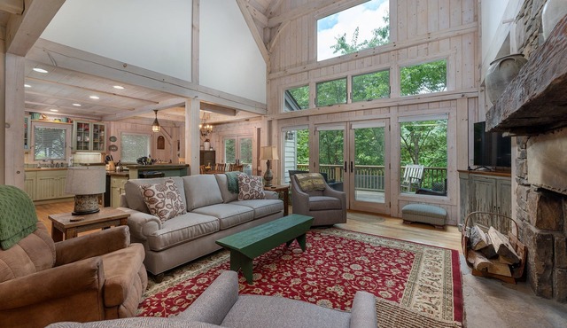 Shenandoah | Montreat Cabin with Screened Porch & Deck with Sweeping Views!