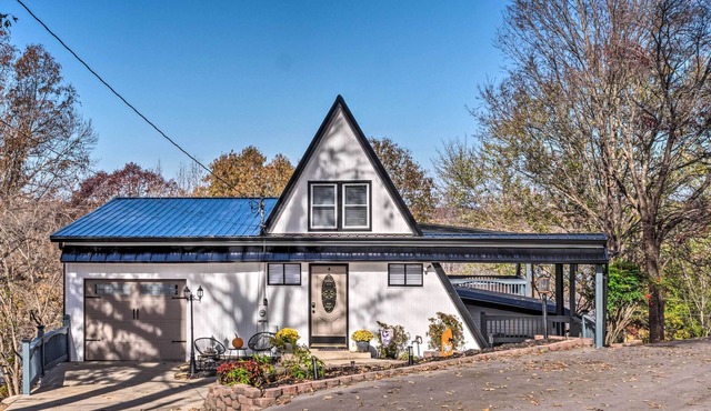 Stunning A-Frame Retreat w/ Spacious Deck!