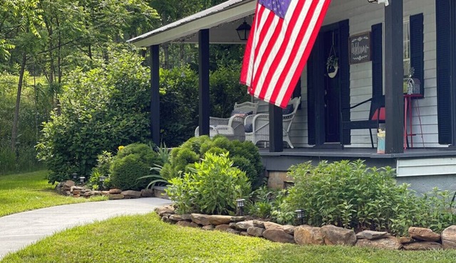 The Farmhouse is located in the Beautiful Mountains of Western North Carolina.