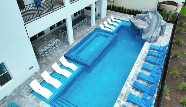 The Most Fun House with tons of room, huge pool, indoor pickle ball/bball court