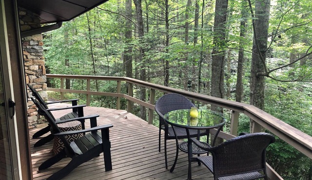 The Round House at Indian Cove; Mountain Cabin on 8 acres w/Tree House Views.