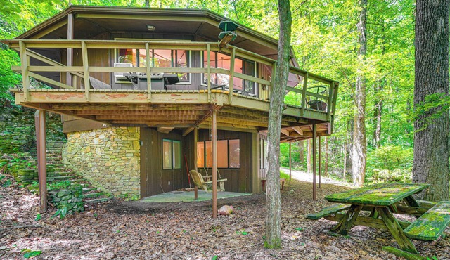 'The Round House' - Treetop North Carolina Cabin!
