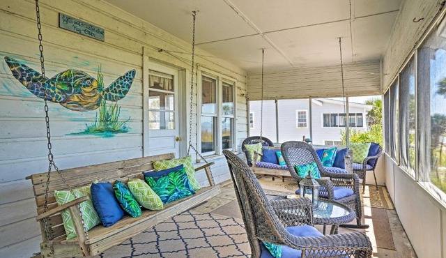 Townhome on Edisto Island Beach-Steps from Ocean!