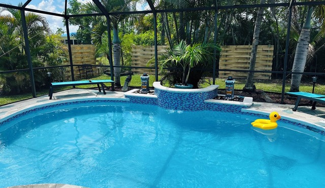 Tropical Home with Heated Pool