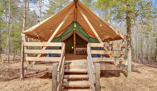 Ultimate Glamping Adventure in Suches, Georgia with a Safari Tent Retreat