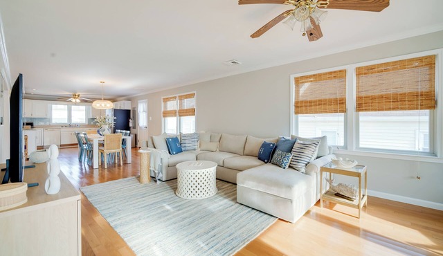 Walk to Brigantine Beach: Home w/BBQ & Yard
