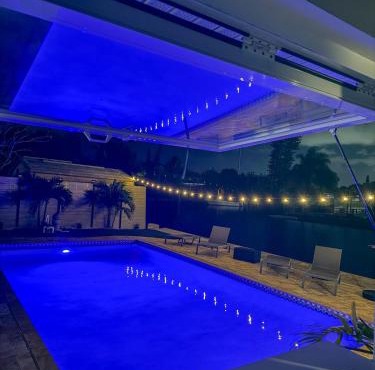 Waterfront Oasis with a Pool and Close to the Beach