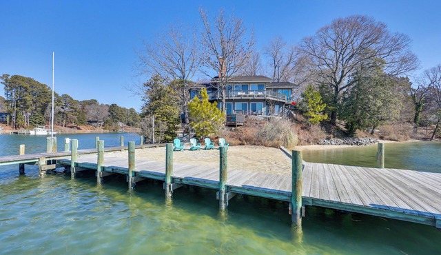 Waterfront, Private Beach, & Dock in Irvington
