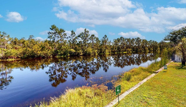 Waterside Home in Gated Community with Pools & Tennis - 5 Minutes to Beach