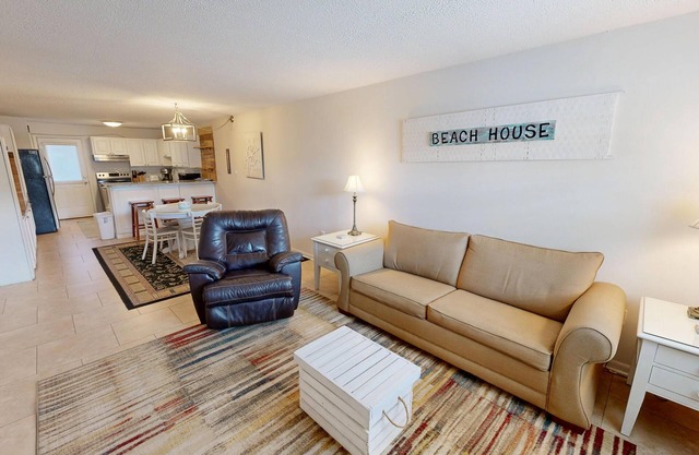 1BR Venus 104 is steps to beach and pool