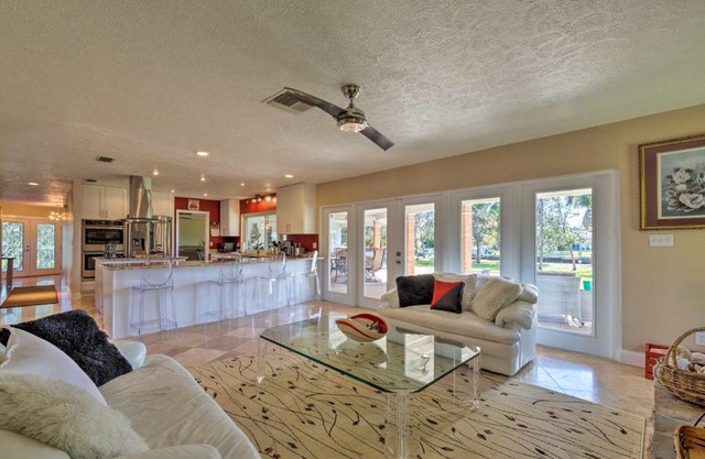 Bayfront Florida Retreat with Boat Lift and Fire Pit!