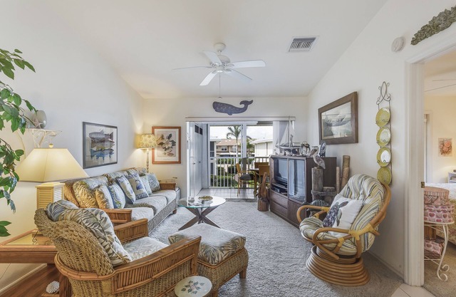 Centrally-located condo near shopping and dining with shared pool and tennis