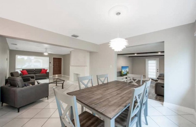 Features king bed, smart TV, coffee station
