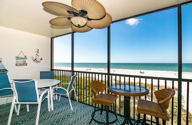Sunset Terrace 108 Gulf Front 2/2 Pool Condo