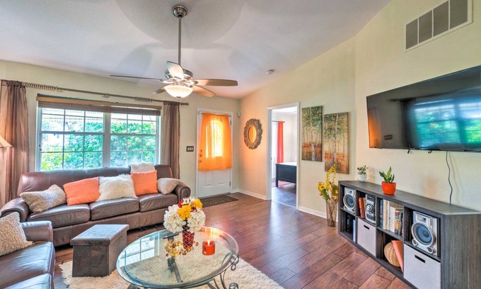 Warm Mineral Springs House | 119 m² House ∙ 2 bedrooms ∙ 5 guests