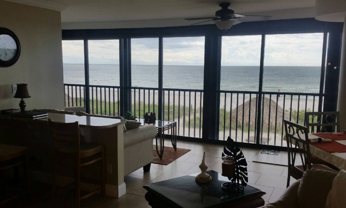 Bonita Springs Condo | 2100+ sq.ft beachfront condo + pool! Monthly discounts! (30 day minimum)