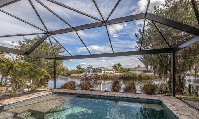 North Port House | 3 Bed / 2 Bath, Contemporary Waterfront Home w/Heated Pool