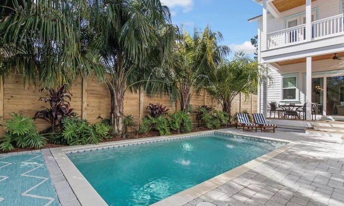 Seagrove Beach House | 30A Luxury Beach Home Beach Please, Private Heated Pool, 4 NEW Bikes, Walk to the Beach!