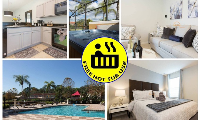 West Kissimmee House | 3BR Townhouse w/Pool & New Hot Tub - Near Disney!