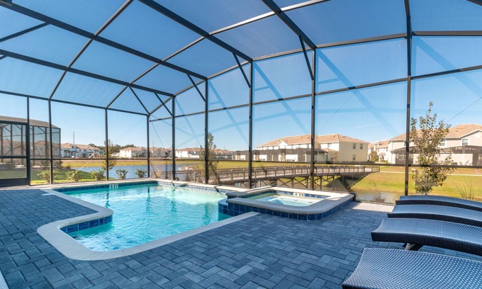 Kissimmee House | 6BR Luxury Villa: Pool, Spa, Game Room & Disney Magic 2957 FS
