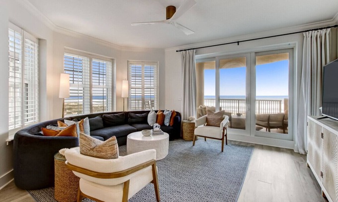 Amelia City Condo | Balcony Paradise at Ocean Place Resort