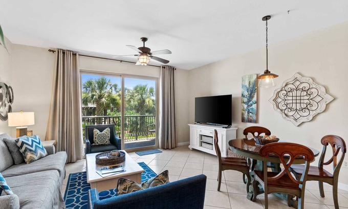 Fort Walton Beach - Destin Condo | Beach Resort 215 Beach Setup included* HUGE value added. Perfect Pool View. Convenient Access