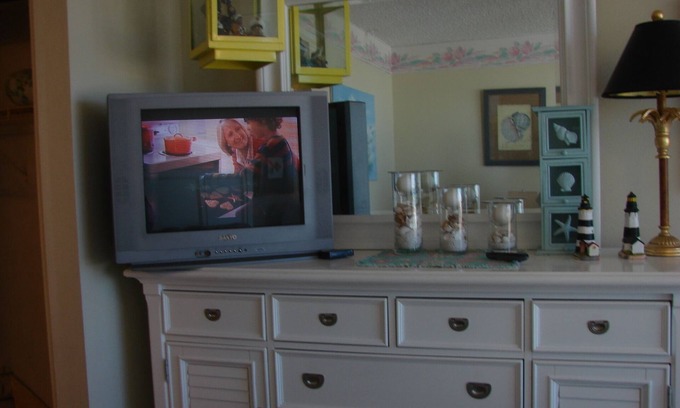 Gulf Lagoon Beach Condo | Beachfront 2-bedroom condo just steps from Thomas Drive. Military discount given