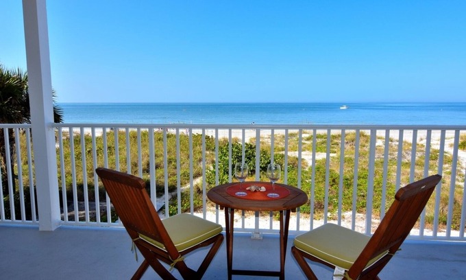 Indian Rocks Beach Condo | Beachfront Condo With Panoramic Views of the Gulf Plus, Beach Gear, Grill & Wifi