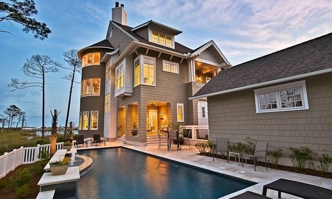 WaterSound Beach House | Beautiful Lake and Gulf views! Uniquely private setting. Kayak, bikes, golf cart