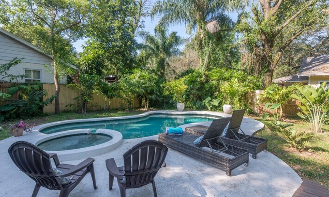Old Seminole Heights House | Beautiful Pool Home Near Busch Gardens, Lowry Park, and Great Restaurants