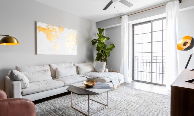 Downtown West Palm Beach Apartment | Black Swan - Rosemary Square - Midcentury Modern