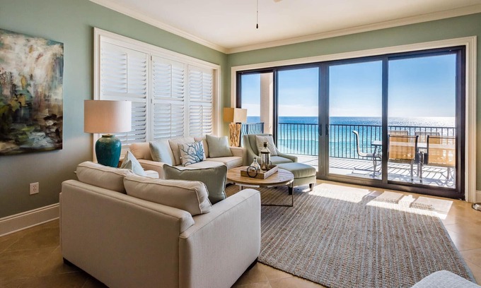 Crystal Beach Condo | Book Today for Fall! NEWLY RENOVATED! Top Floor Gulf Front Condo Unit 401!