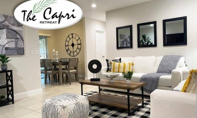 Palm Beach Gardens House | CAPRI RETREAT.★ 8. NEAR BEACHES/PGA/DOWNTOWN/ROGER DEAN STADIUMn