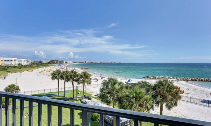 St. Petersburg - Clearwater Condo | 🌊 Caprice Resort Unit #307 – Corner Unit Elegance with Gulf Views