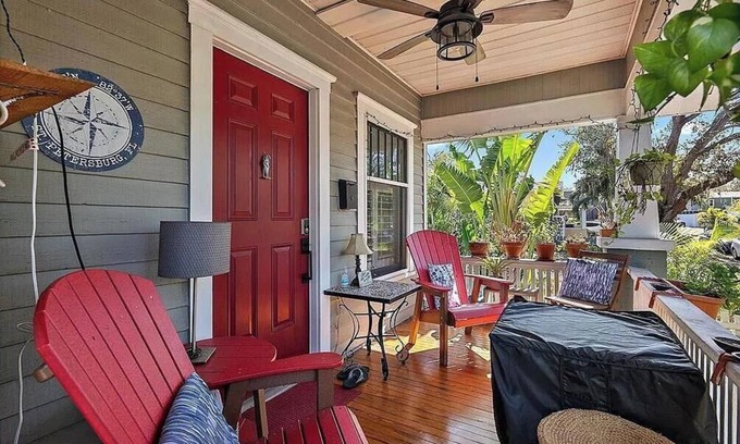 Historic Uptown House | Charming Historic Bungalow with Saltwater Pool in Uptown St. Petersburg