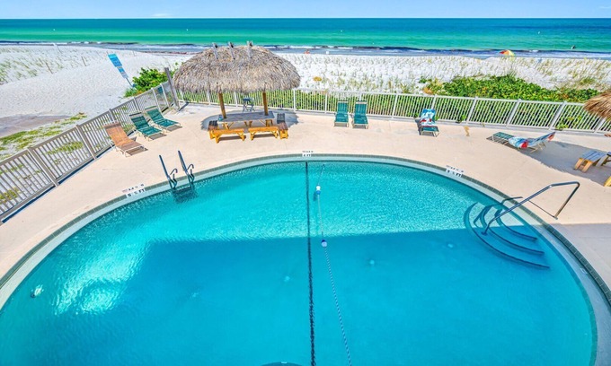 St. Petersburg - Clearwater Condo | Chateau 4E- Beachfront Condo with Special Discounts!