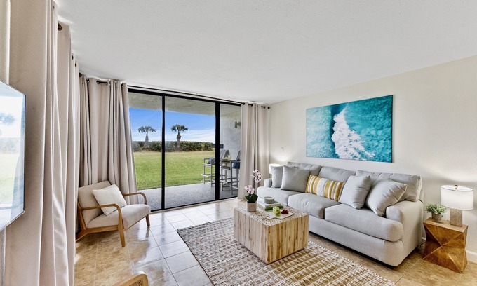 Port Canaveral Condo | Coastal Paradise Heated Pool & 25 Steps to the Sand