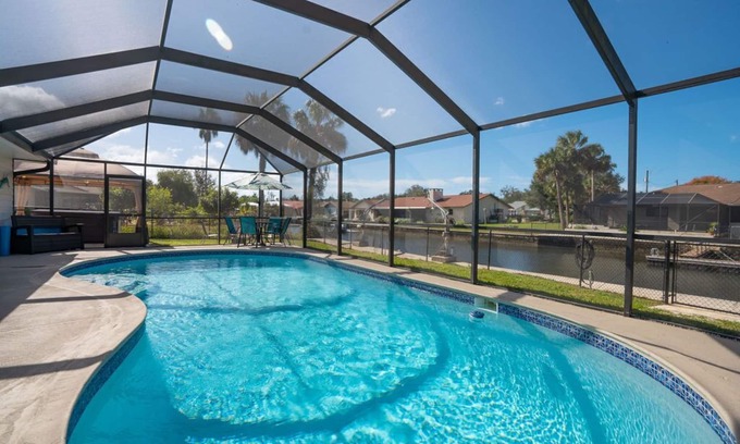 Crystal River House | Crystal River Pool Home ~ Waterfront w/Boat Dock, Hot Tub & fenced backyard.