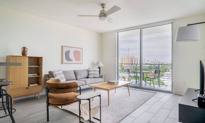 East Little Havana Apartment | Deluxe Little Havana 1BR w/Pool & Gym, near Restaurants, by Blueground
