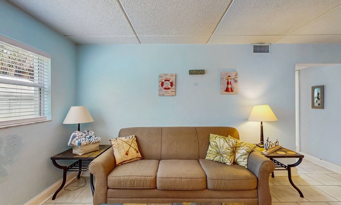Port Canaveral Condo | Dog-Friendly Condo in Quiet Neighborhood Near Beach with Central A/C & Free WiFi