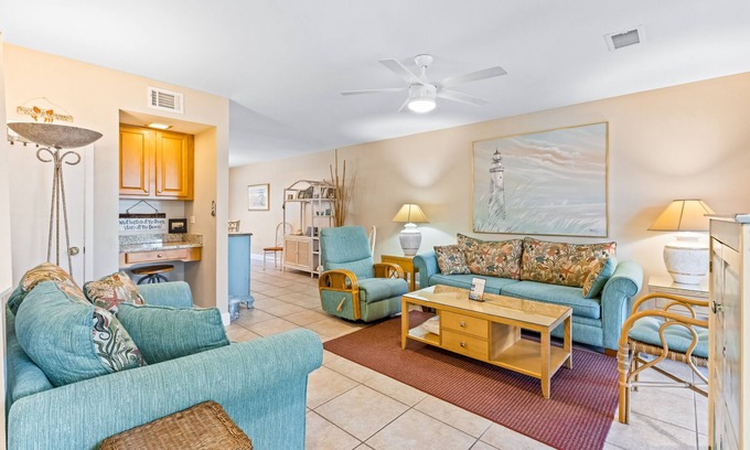 Miramar Beach House | Family-friendly townhouse w/shared pool, partial ocean view, & high-speed WiFi