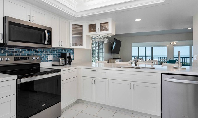 Sanibel Condo | Golden Beach #4, 3 Bedroom Gulf Front Townhouse with Cabana and Bikes