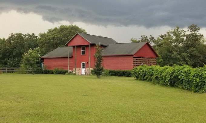 Crawfordville House | Hawks Nest Loft, A rustic but cozy upstairs barn loft, No Cleaning fees.