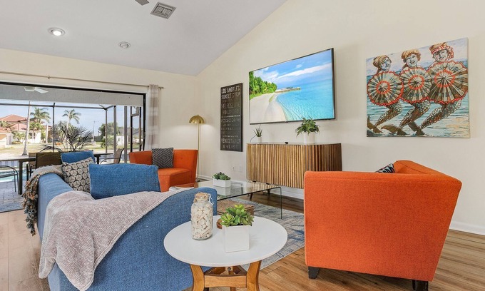Yacht Club House | Mid-Century Vibe with Pool & Boat Dock