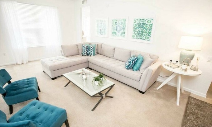 Florida Central Atlantic Coast House | Modern Vacation Apartment with a Lake View