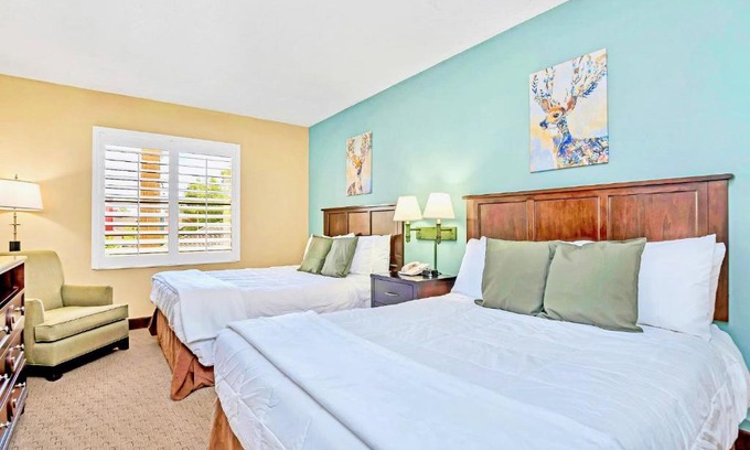 Florida Central Atlantic Coast Apartment | Near Disney-1BR with Two Queen Beds